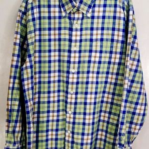 Alan Flusser Golf Mens XL Long Sleeve Button Up
